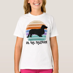 Dachshund Long Hair - Silhouette 1 T-Shirt