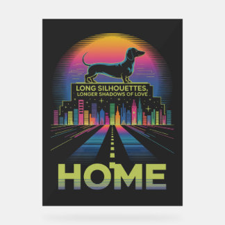 Dachshund Long Silhouettes, Longer Shadows Of Love