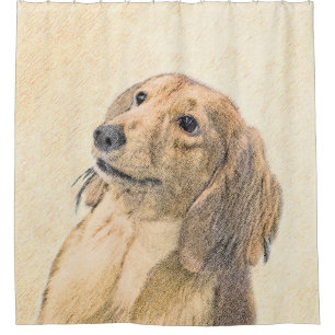 Dachshund (Longhaired) Painting - Original Dog Art