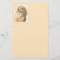 Dachshund (Longhaired) Painting - Original Dog Art