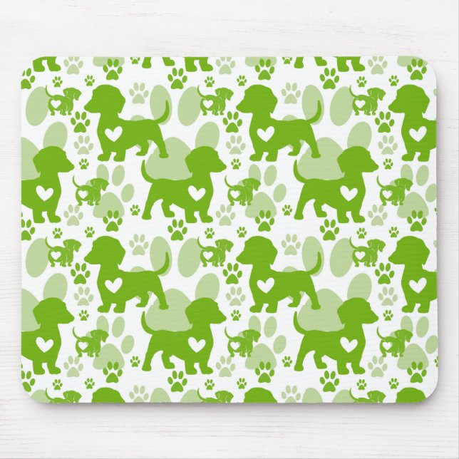 Dachshund Love Dog Mousepad (Front)