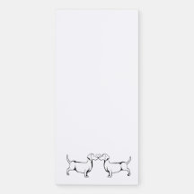 Dachshund Love Magnetic Notepad
