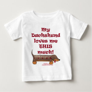 Dachshund Love Metre Baby T-Shirt