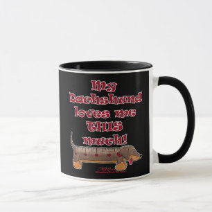 Dachshund Love Metre Mug