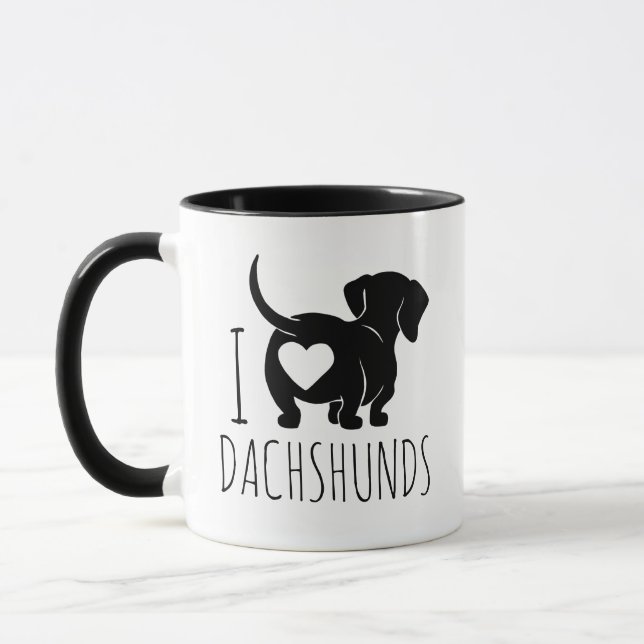 Dachshund Love Mug (Left)