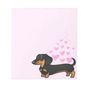 Dachshund Love (smooth coat) Notepad