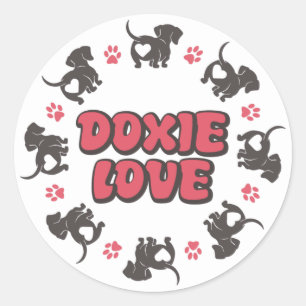 Dachshund Love Sticker