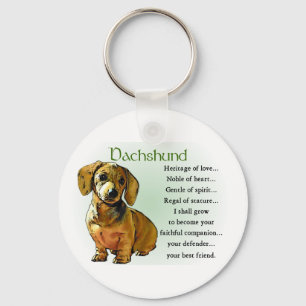 Dachshund Lover Gifts Keychain