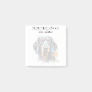 Dachshund Lover Monogrammed Notes