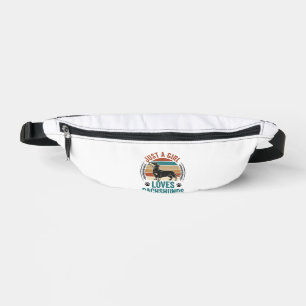 Dachshund Lover Shirt Vintage Sunset Dog Graphic_1 Fanny Pack