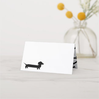 Dachshund Lover's Dinner Party Place Card
