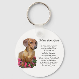 Dachshund Lovers Gifts Keychain