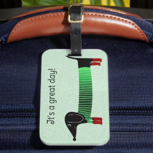 Dachshund luggage tag