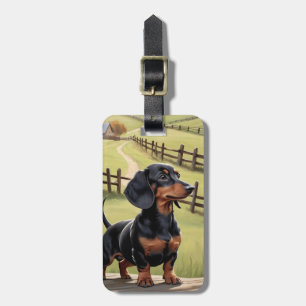 Dachshund Luggage Tags