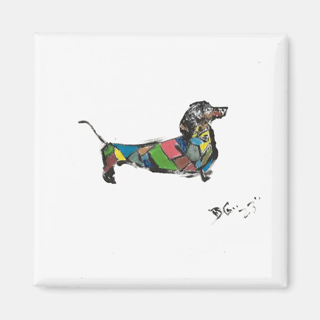 Dachshund Magnet (Devant)
