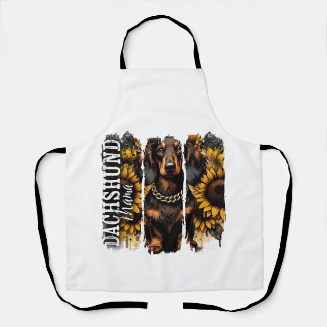 Dachshund Mama Apron (Front)