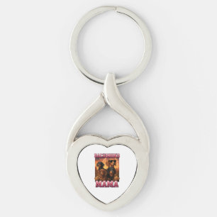 Dachshund Mama Keychain