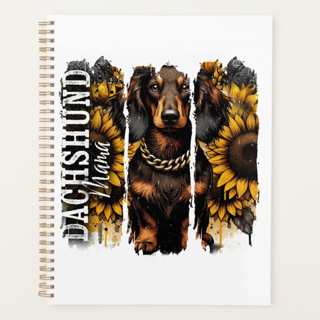Dachshund Mama Planner (Front)