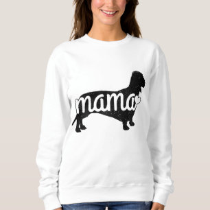 Dachshund Mama Wiener Dog Doxie Mom Funny Cute Gif Sweatshirt