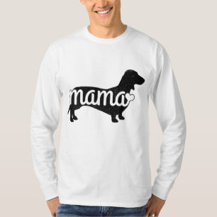 Dachshund Mama Wiener Dog Doxie Mom Funny Cute Gif T-Shirt