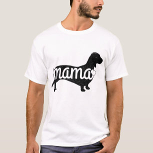Dachshund Mama Wiener Dog Doxie Mom Funny Cute Gif T-Shirt