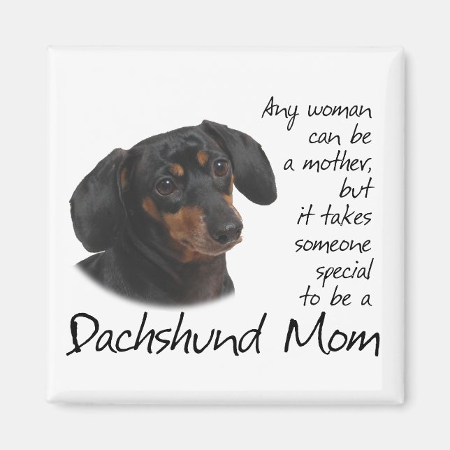 Dachshund Maman Magnet (Devant)