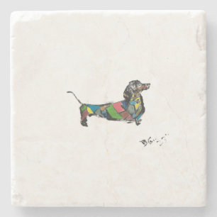 Dachshund Marble Coasters