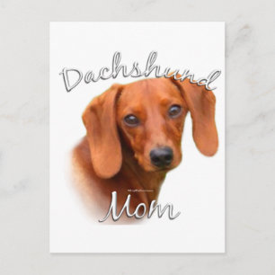 Dachshund Mom 2 Postcard