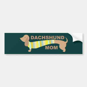 Dachshund Mom Bumper Sticker