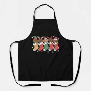 Dachshund Mom Christmas Dog Lover Gift New Year  Apron