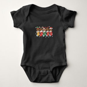 Dachshund Mom Christmas Dog Lover Gift New Year  Baby Bodysuit