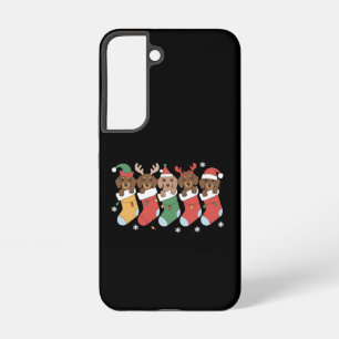 Dachshund Mom Christmas Dog Lover Gift New Year  Samsung Galaxy Case