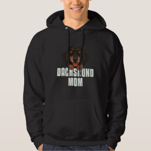 Dachshund Mom Dog Mom Hoodie