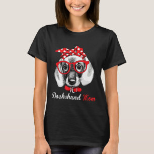 Dachshund Mom Doxie Wiener Lover Mother S Day T-Shirt