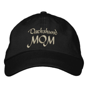 Dachshund Mom Gifts Embroidered Hat