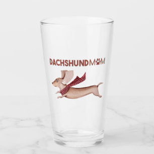 DACHSHUND MOM GLASS