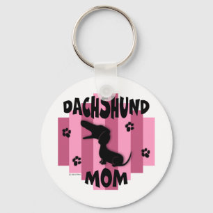 Dachshund Mom Keychain