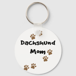 Dachshund Mom Keychain