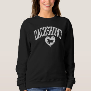 Dachshund Mom Mama For Women Weiner Dog Mama Lady Sweatshirt