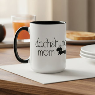 Dachshund Mom Mug for Wiener Dog Lovers