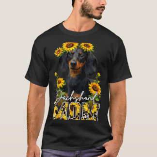 Dachshund Mom Suower Dachshund Cute Pet Dog Mom T-Shirt