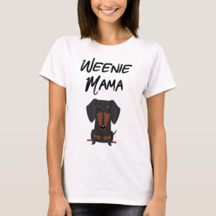 Dachshund Mom Weiner dog Womens T-Shirt