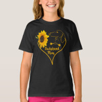 Dachshund Mom With Sunflower Heart Mother's Day