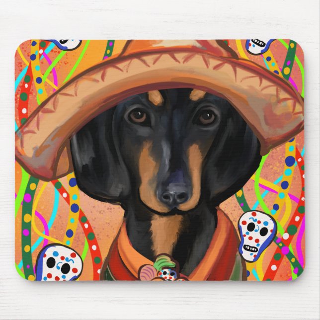 DACHSHUND     MOUSE PAD (Front)