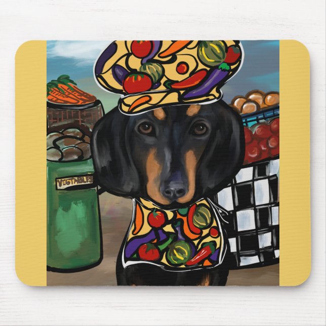 Dachshund     mouse pad (Front)
