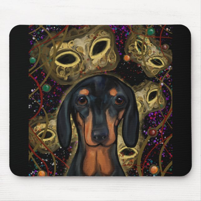 Dachshund         mouse pad (Front)