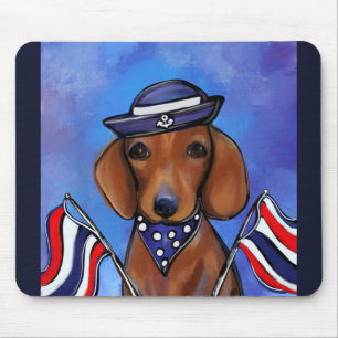 Dachshund mouse pad