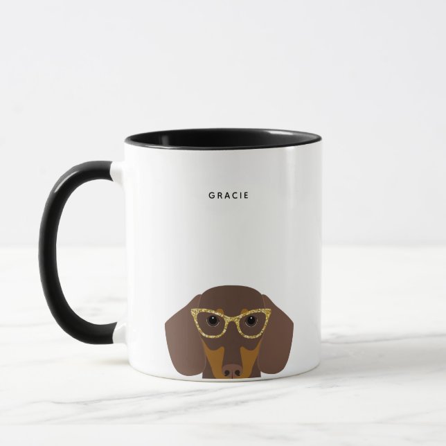 Dachshund Mugs (Gauche)