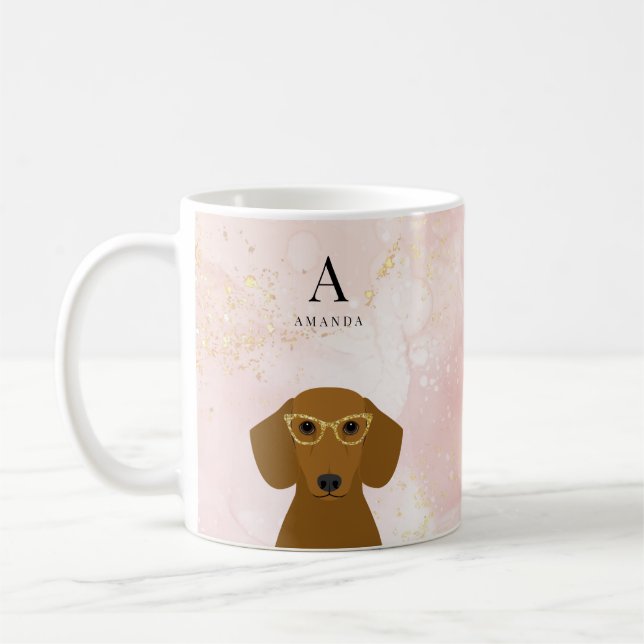 Dachshund Mugs (Left)