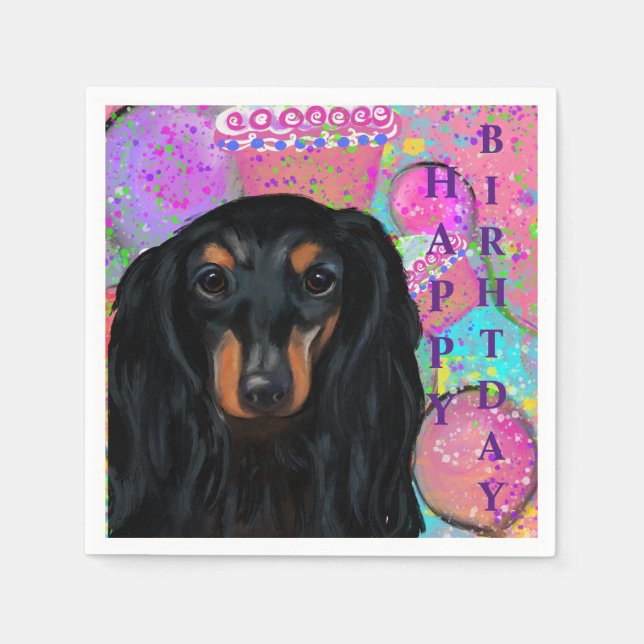 DACHSHUND    NAPKIN (Front)
